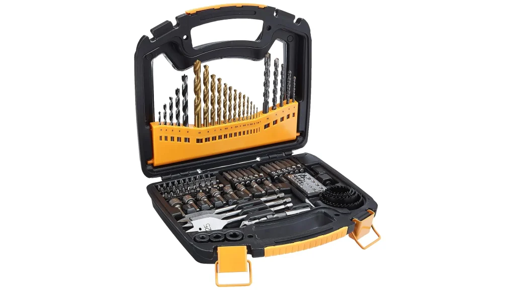 Amazon Basics Drill & Driver Multi-Bit Set with Steel Bits 100 pcs_16x9