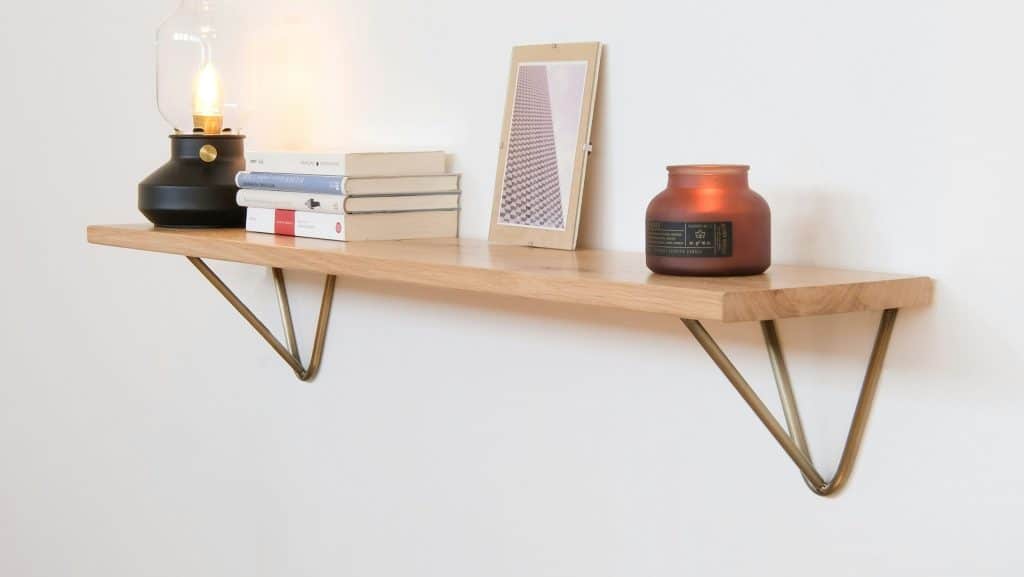 Wooden shelf