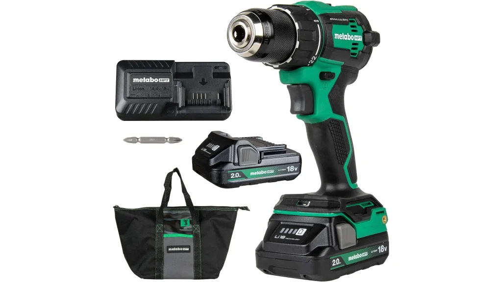 Metabo HPT DS18DEX 18V MultiVolt Cordless Driver Drill Kit