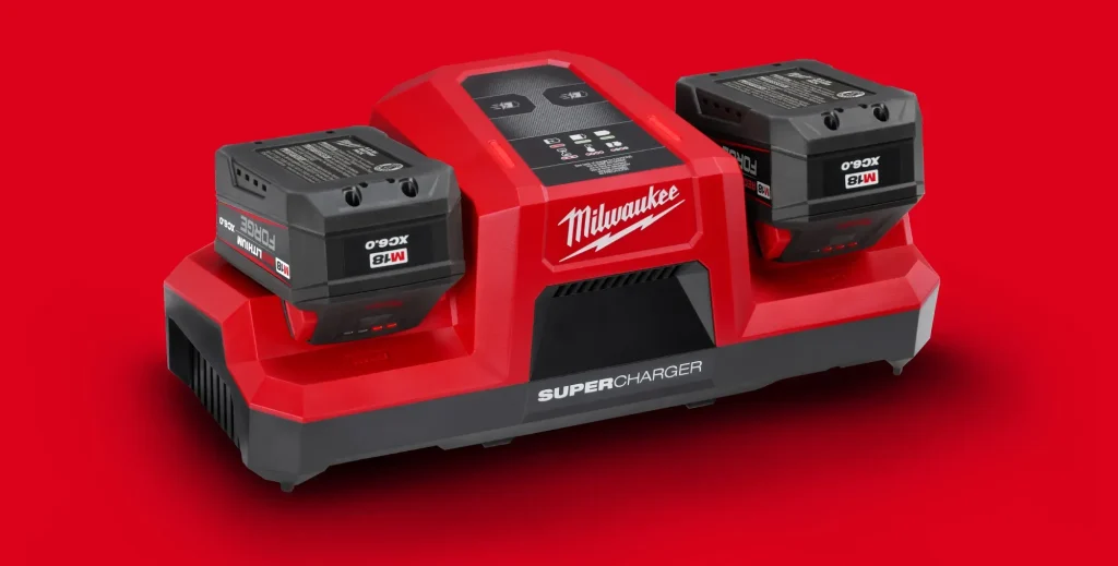 Milwaukee cordless drill battery charger dual battery